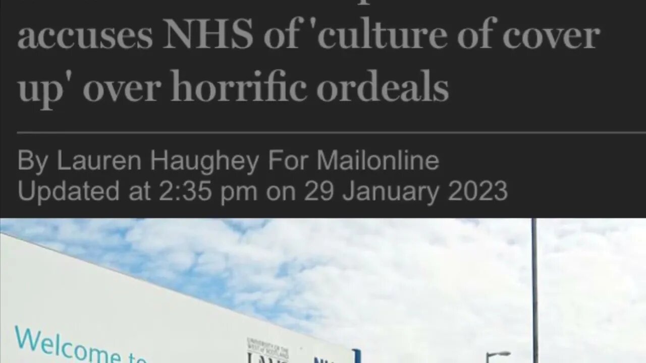 Another story about cover ups in the NHS