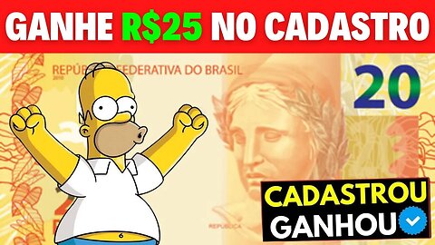 🤑 [GANHE R$25 NO CADASTRO DE GRAÇA] App Que Paga No Cadastro na Hora - App Pagando por Cadastro 2023