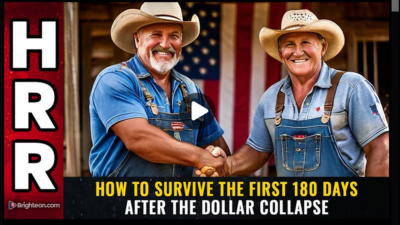 How to survive the first 180 days after the DOLLAR COLLAPSE
