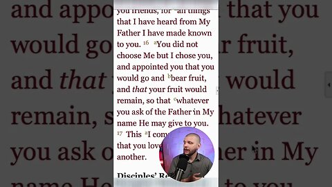 You Are My Friends - John 15:14-17