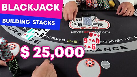 $25,000 Blackjack Tower - Building Stacks - #124