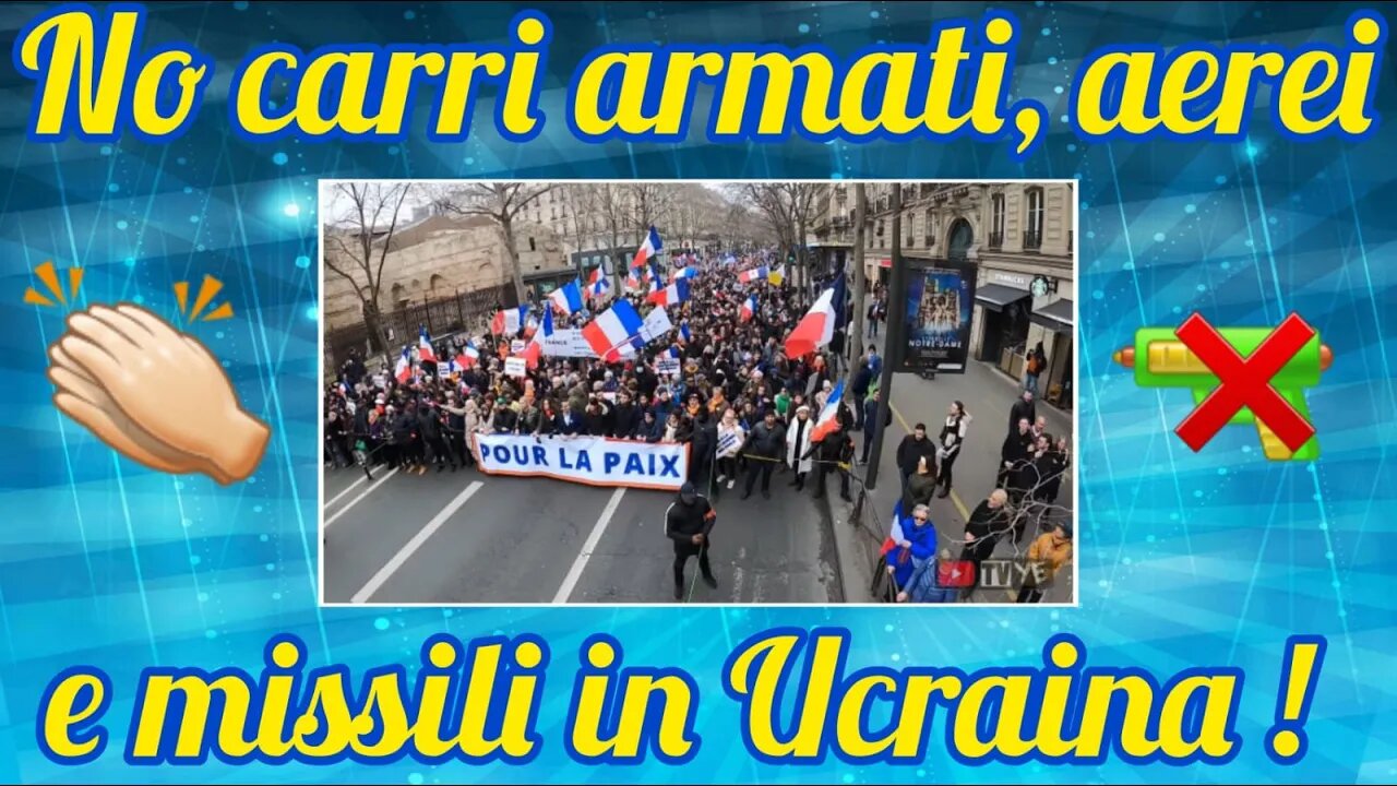 In migliaia in piazza a Parigi per la Pace!