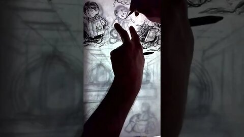 Drawing a Page with #CharccoalPencil