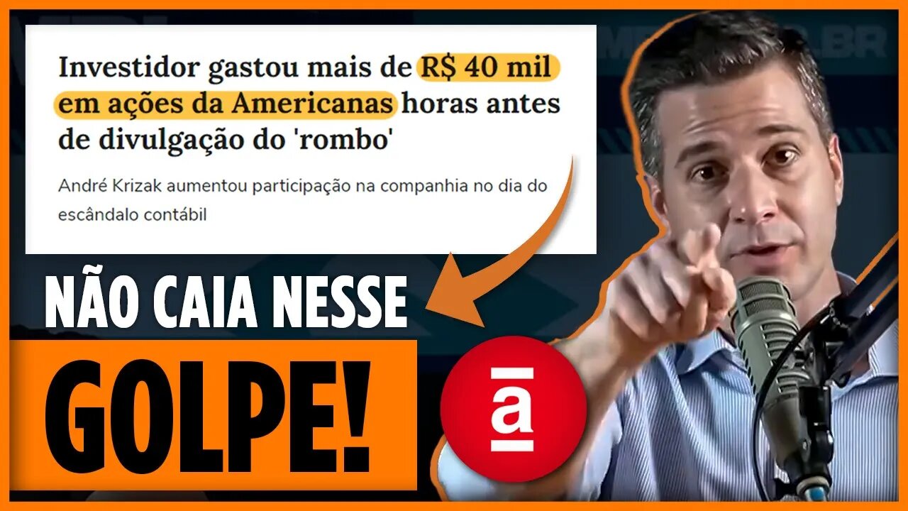 NÃO CAIA NO GOLPE DE CONSULTOR FINANCEIRO!