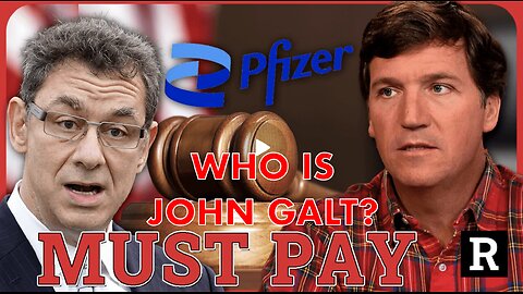 REDACTED W/ Tucker Carlson: Pfizer needs to be SUED 4 what they've done to humanity. JGANON, SGANON