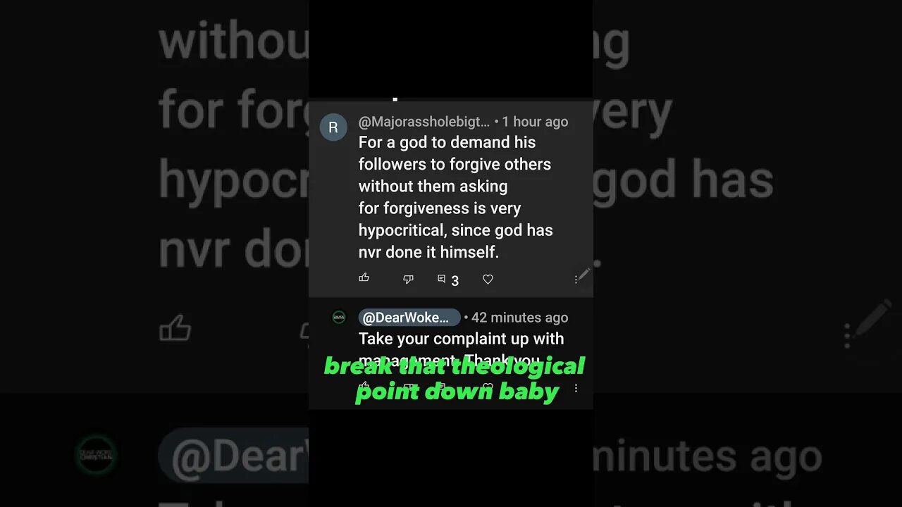 The Whitaker Talk Show stops by to read a "dusty" comment