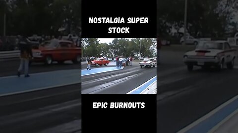 Absolutely Awesome Nostalgia Super Stock Side by Side Burnouts! #shorts