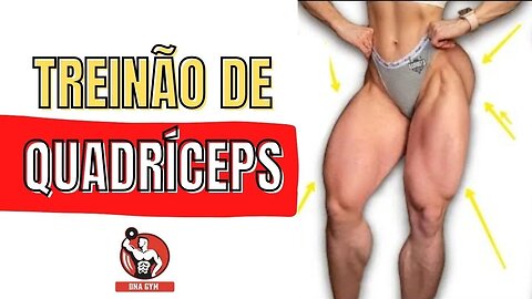 TREINO INTENSO DE QUADRÍCEPS! 🔥 #musculação #dnagym