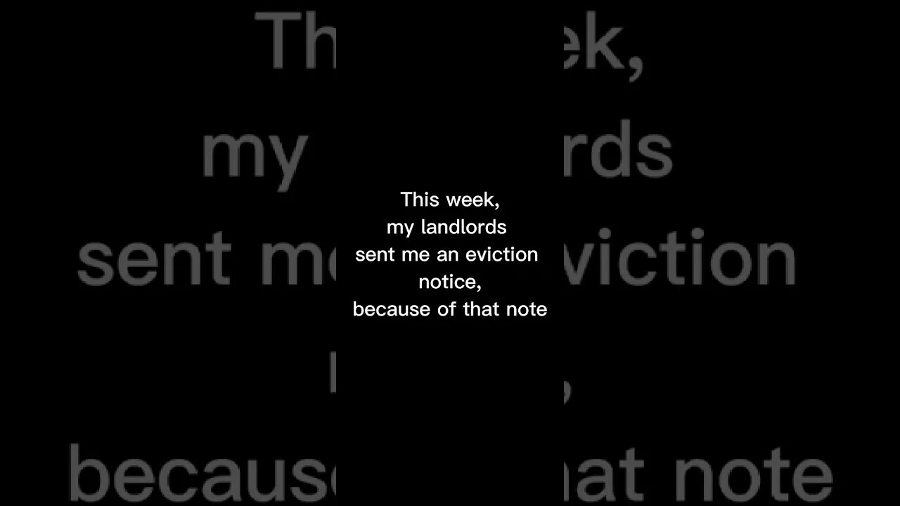 Haverkamp's Harassment: The Note