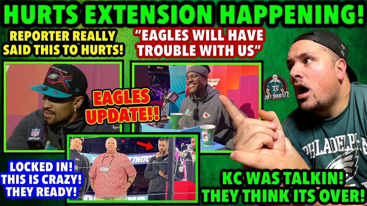 HURTS EXTENSION IS HAPPENING! KC THROWING SHADE AT EAGLES ALL NIGHT! SIRIANNI LOCKED IN! ITS OVER!