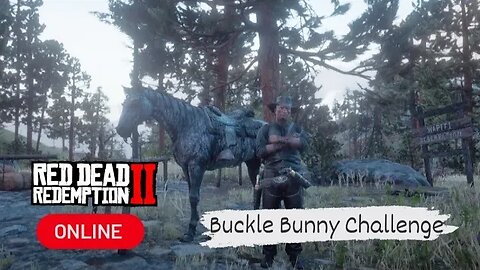 Red Dead Online -Horsing Around / Buckle Bunny Challenge #reddeadonline #RDO #PS4Live #warpathTV