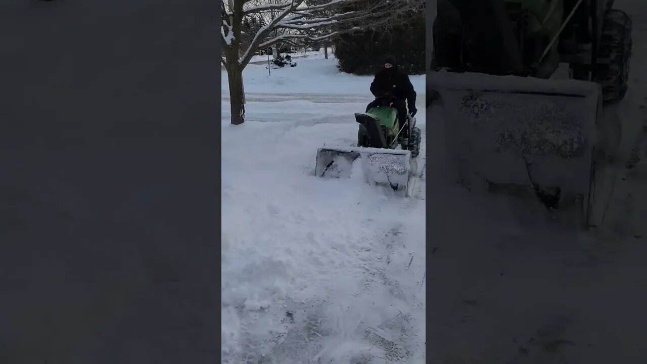 John deere 44inch snow blower