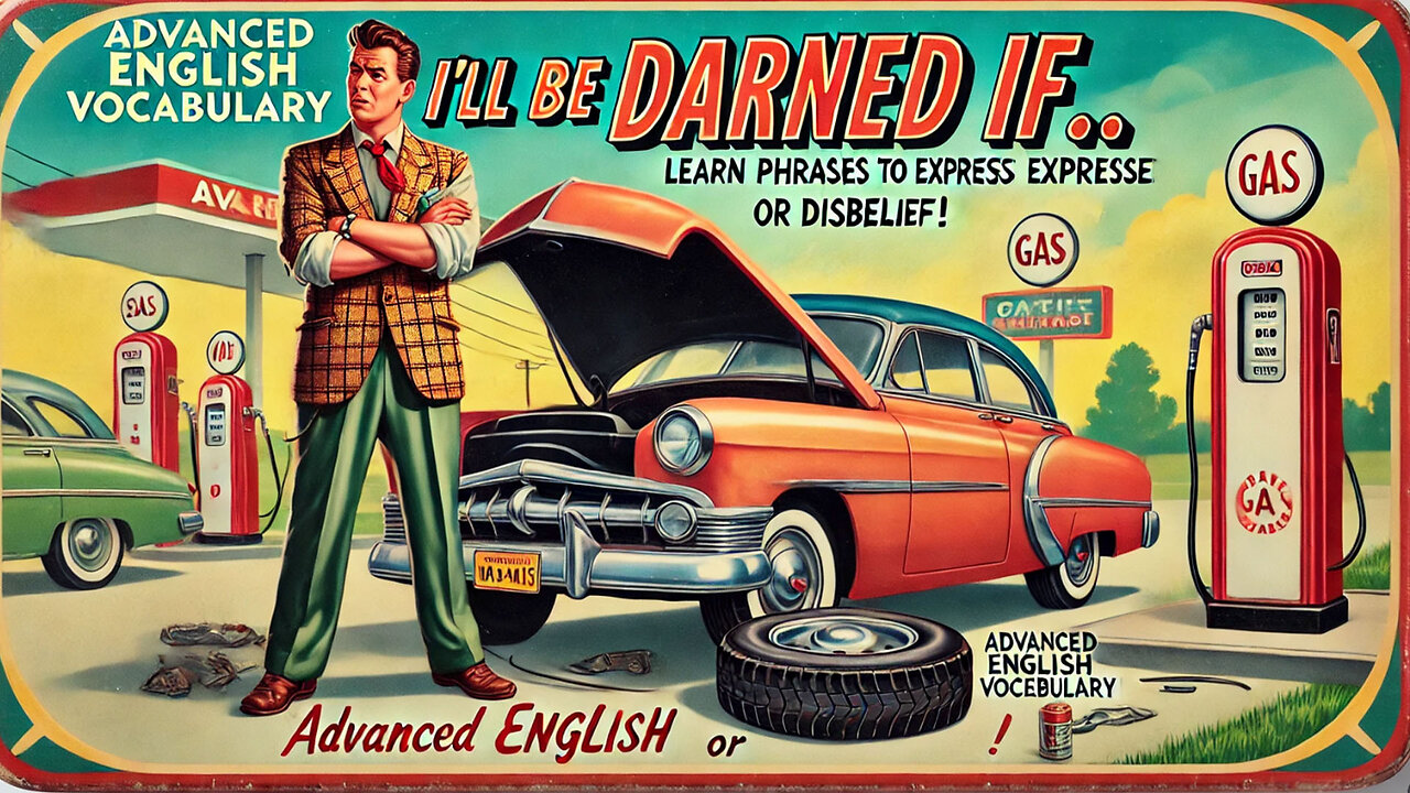 Vocabulary and Pronunciation "I'LL BE DARNED IF...." Advanced English