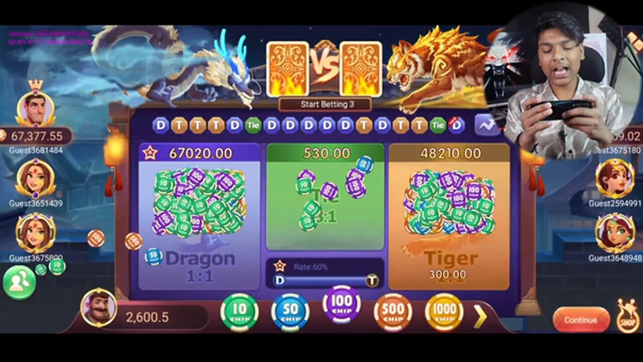 Dragon Vs Tiger Tricks New Rummy App Today Signup Bonus 51