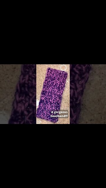 Stylish Scrap Yarn Headband Crochet: A Stitching Journey #KeepStitching #scrapyarnchallenge