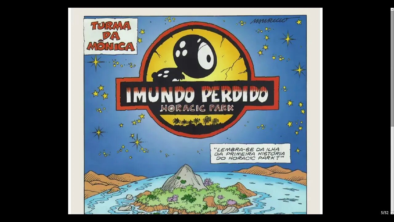 Turma Da Mônica Cinema - Horacic Park - Imundo Perdido Pt.01 [Pause o Vídeo Caso Não Consiga Ler]