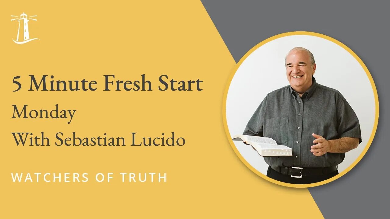 Monday 5 Minute Fresh Start