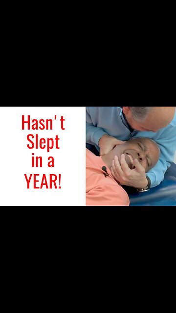 Hasn't Slept in over a Year. Chiropractor turns life around.