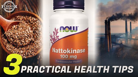 Here are 3+ [ N A T U R A L ] Tips to Stay Healthy - Flax Seeds; Nattokinase; Air Pollution & Diabetes - Dr. Troy Spurrill