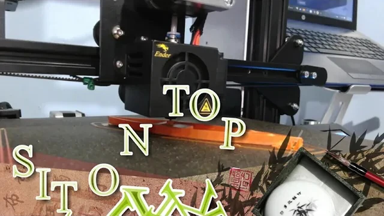 Orange PLA Sit on Top Kayak Ender 3