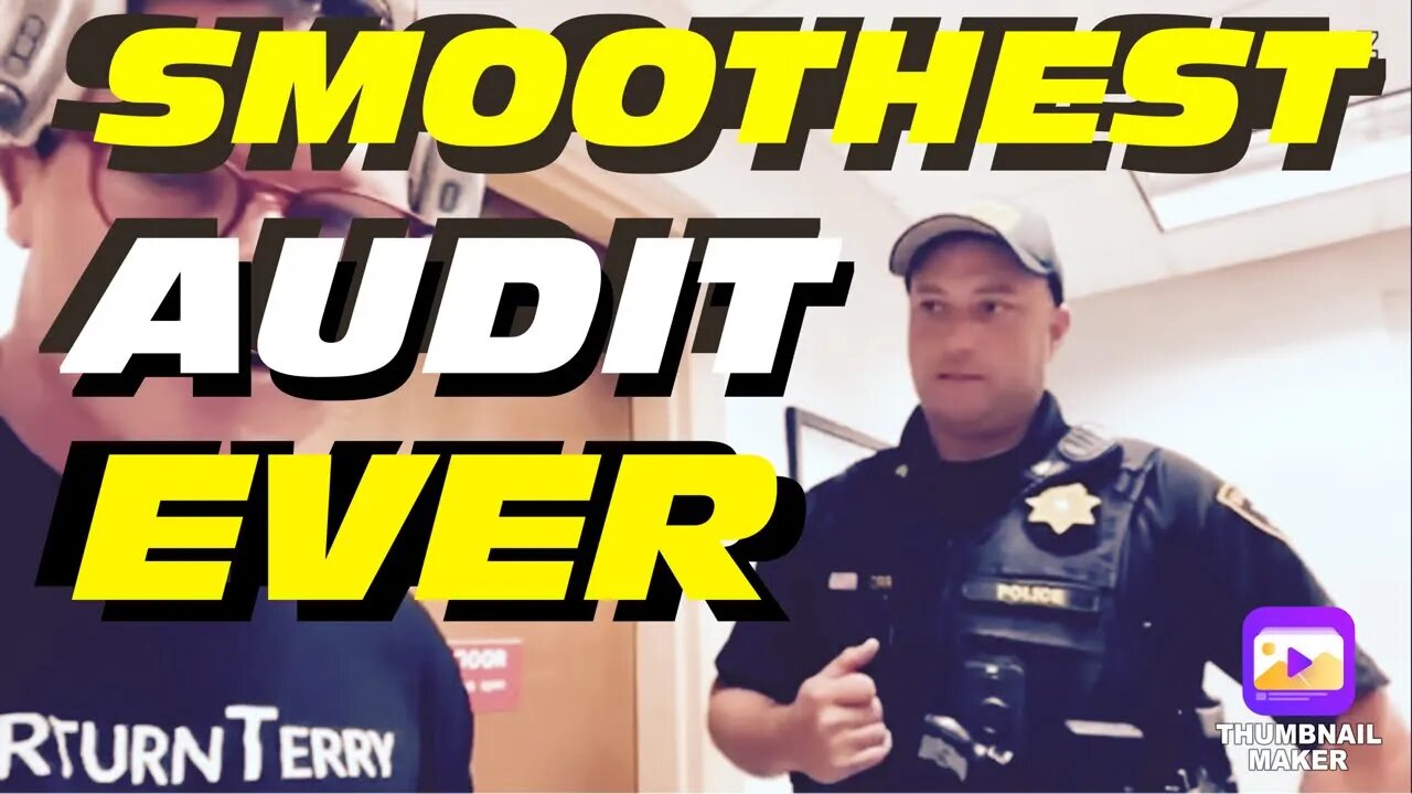 Constitutional Law Scholar drops #Edu on McAlister, Texas #Police during #Audit the #Cop is Scared