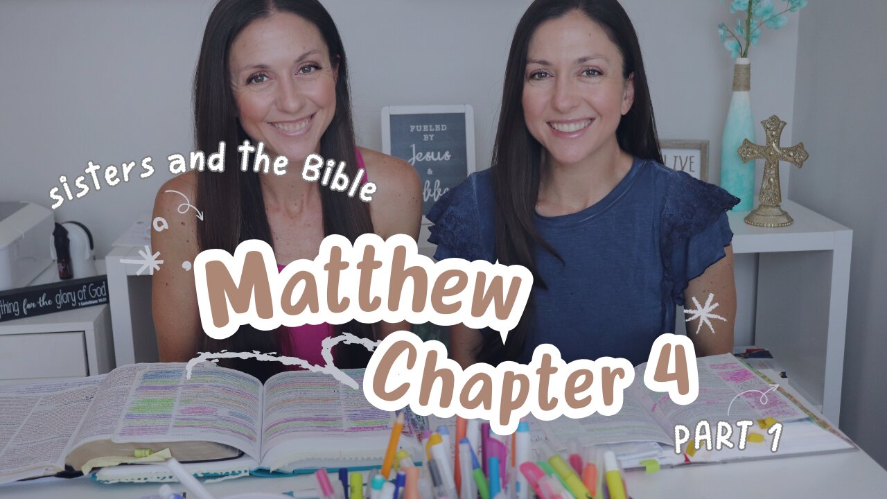 Jesus gets tempted | Matthew 4 Bible study part 1