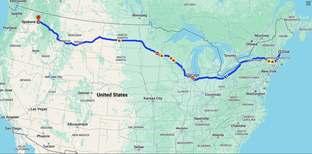 Driving 3000 Miles Next Week From Maine to Washington State: Please Keep Me In Your Prayers!