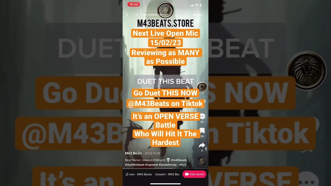 Next Open Mic Night: Duet Now On TikTok #tiktokduet #rap #hiphop #hiphopreviews #usrap #ukrap