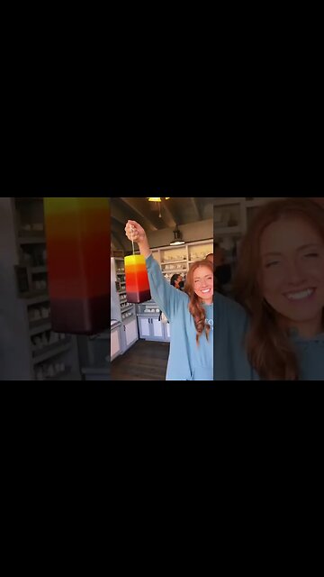 Candle dipping again ❤️ #diy #fall #autumn