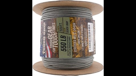 TECEUM Paracord Type IV 750 lb 100% Nylon MIL-SPEC – 50' 100' 200' & 1000 ft 20+ Colors – Heavy...
