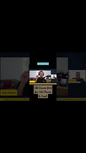 The world is as we are: Fmr US Marine & Coach Jake Thomas #shorts