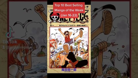 Top 10 Best Selling Manga of The Week (Jan 16-22)