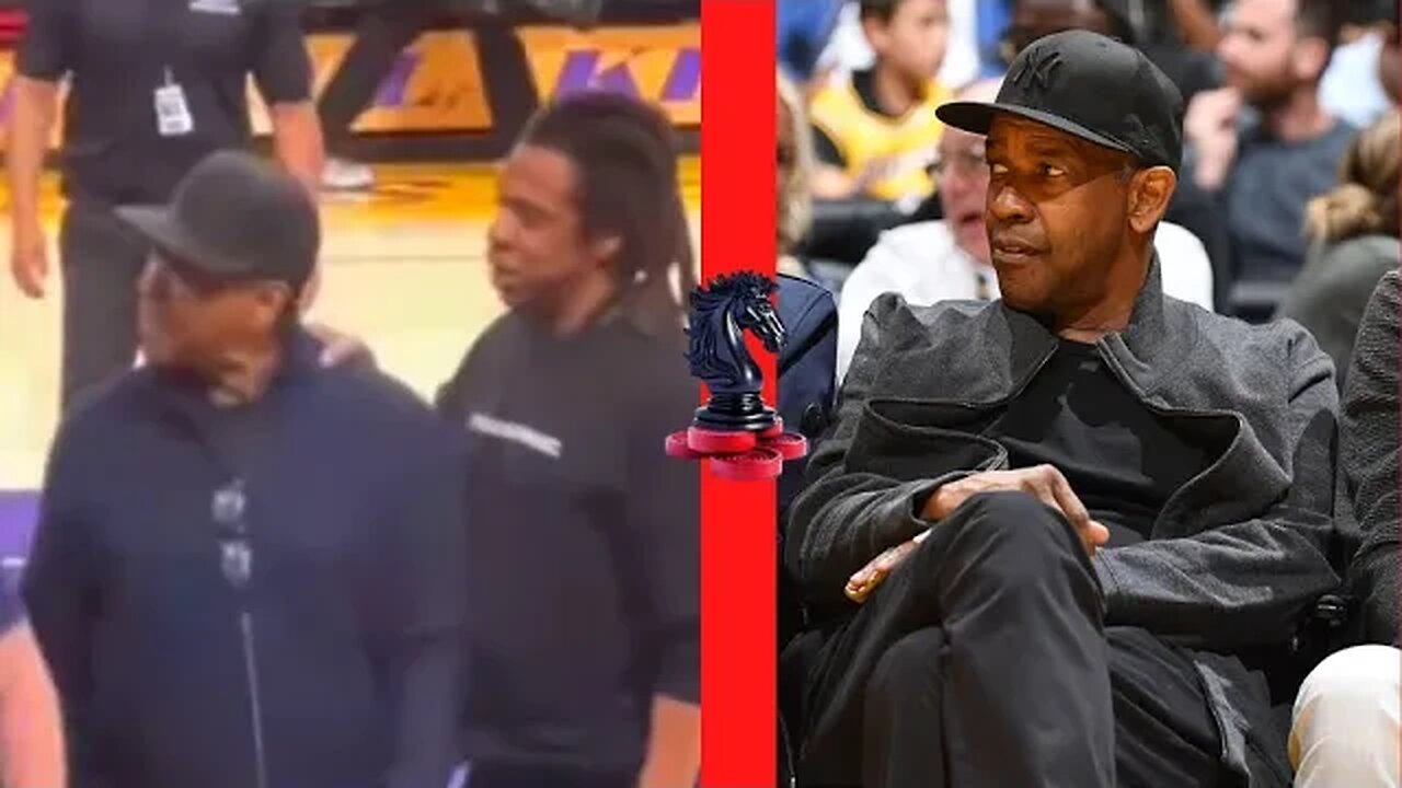 Jay-Z STOPS Denzel Washington From Coming to BLOWS At Lakers Game