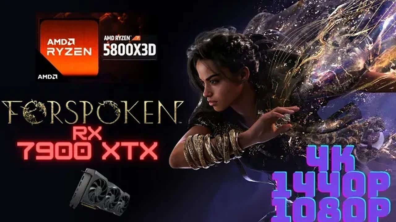 FORSPOKEN Demo RX7900XTX+5800x3D? E ae Jogo novo Pesado, Tankou? Bora Conferir !