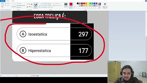 Enquete 62% erro em 2 opções Iso vs hiperestática NÃO É SÓ CONTAR AS REAÇÕES