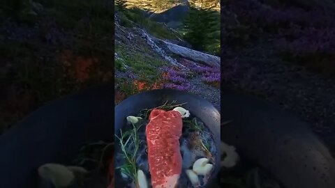 steak with a view #bushcraft