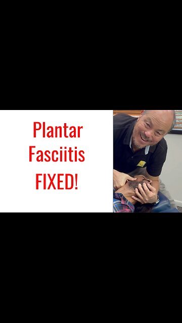 Plantar Fasciitis & Back Pain fixed by Neck Cracking