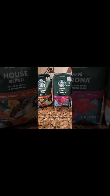 Starbucks is Sunshine 🌞 in a bag! Which is your favorite? Comment 👉 #Starbucks #Coffee #Wholebean