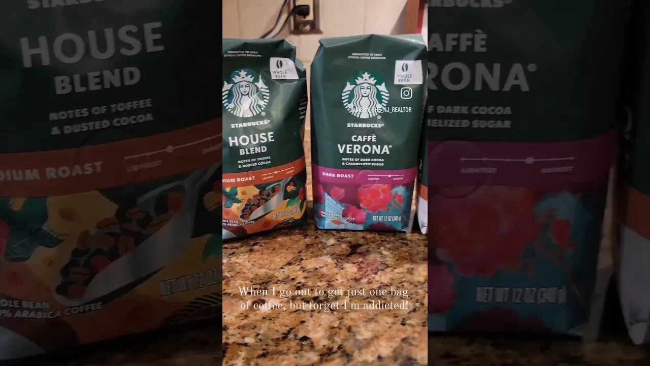 Starbucks is Sunshine 🌞 in a bag! Which is your favorite? Comment 👉 #Starbucks #Coffee #Wholebean