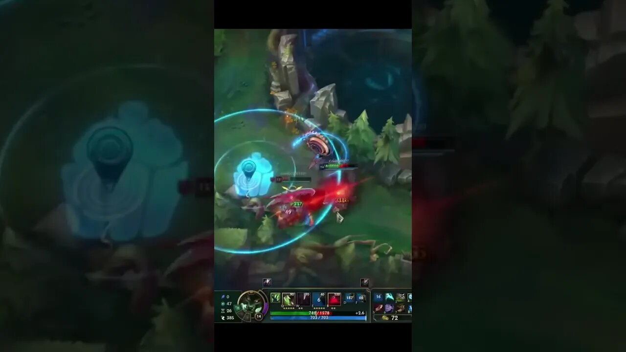 On Hit - WarwickdeCrocs - League of Legends #shorts