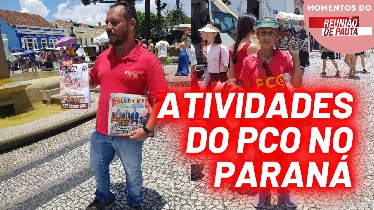 Atividades dos companheiros do Paraná | Momentos Reunião de Pauta