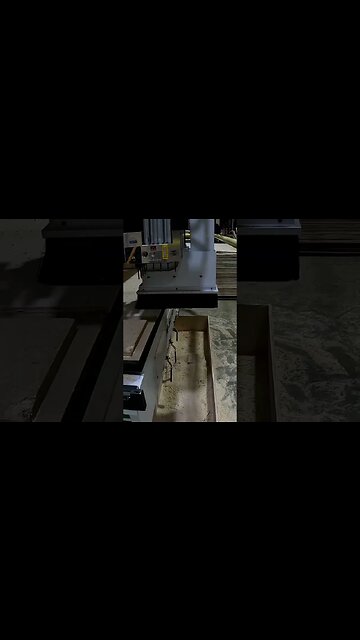 CNC processing cabinet parts