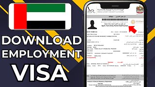 HOW TO DOWNLOAD UAE EMPLOYMENT VISA ONLINE