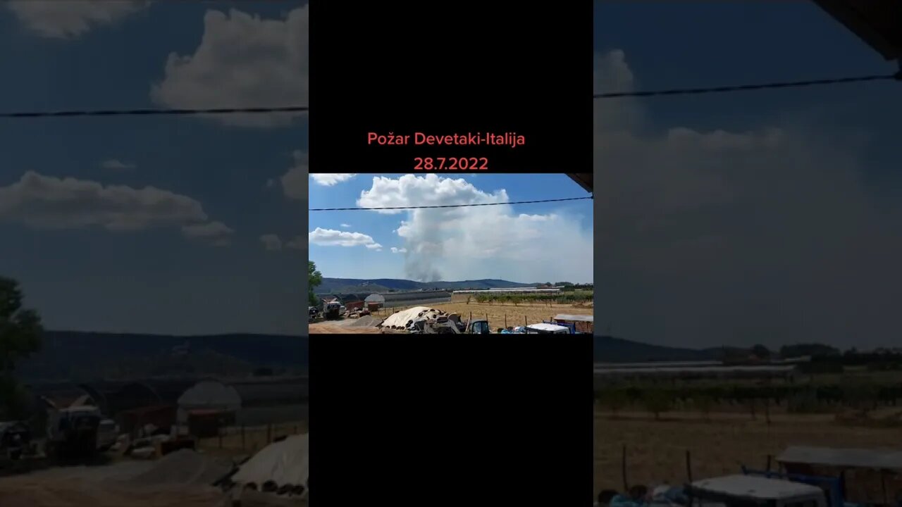 Wildfire Slovenija summer 2022