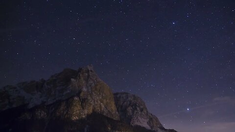 Free Beautiful Starry Night Sky Time Lapse Video