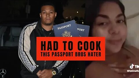 SINGLE USA Woman Gets Cooked by Passport Defender Reaction