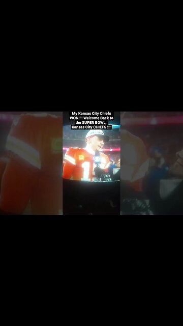My Kansas City Chiefs WON !!! Welcome Back to the SUPER BOWL, Kansas City CHIEFS !!!!