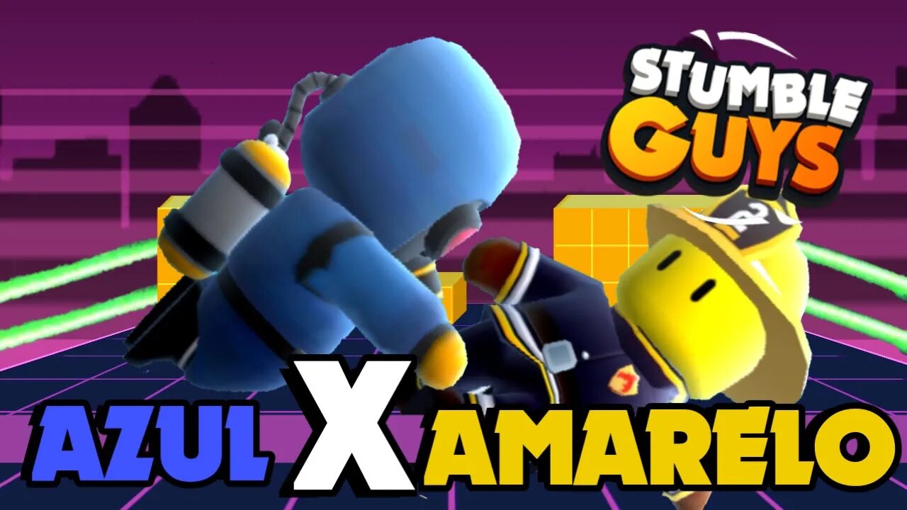 #stumbleguys AZUL X AMARELO