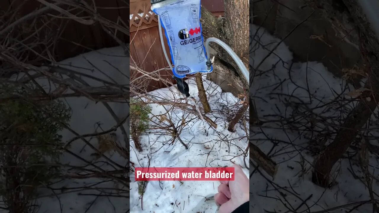 Geigerrig pressurized water filter 💦
