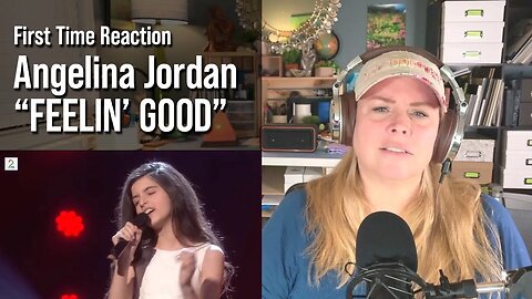 My First Reaction to Angelina Jordan's "Feelin' Good" - A Mind-Blowing Performance at age 10!